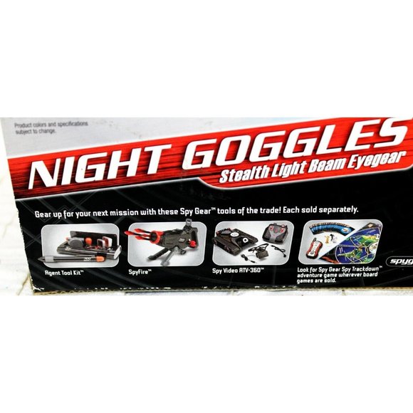 Spy Gear Night Goggles Stealth Light Beam Eyegear Kids Toy Surveillance - Picture 8 of 12